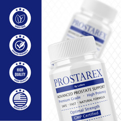 Prostarex Capsules Prostate Supplements For Men Supports Health Function (60ct)