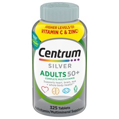 Centrum Silver Adults 50+ Multivitamin Tablets – 325 Count