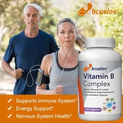 Vitamin B Complex Vitamin B Supplement – B-Complex Vitamins with B12, B6, B1
