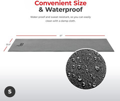 Equipment Mat – Multiple Size Options – Non-Slip Floor Protection Pad for Treadm