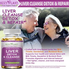 Natural Liver Support – High Absorption Detox Softgels with Dandelion Root