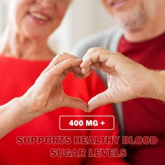 Blood Sugar Support Supplement , Lower Sugar & Blood Pressure Support 60 Pills