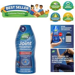Joint Movement Glucosamine Fast Absorbing, 16 day supply, 16 Ounces 480 mL, N…