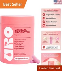 Promote Vaginal Flora & Odor Control with URO Probiotics – 60 Count Capsules