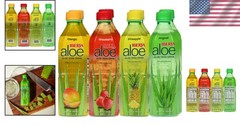 Hydrating Aloe Vera Beverage Pack of 8 – , Mango, Pineapple & Strawberry