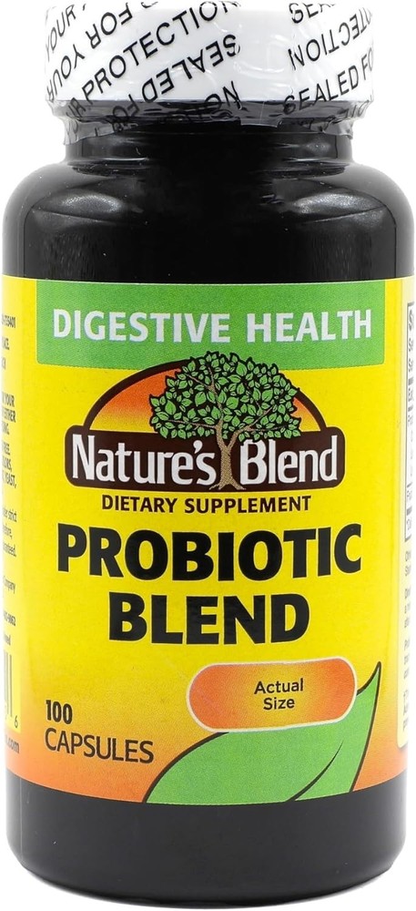 Nature’s Blend Probiotic Blend Capsules, 100 Ct