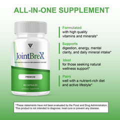 Joint Brex Advanced Joint Support, JointBrex Supplement (60 Capsules)