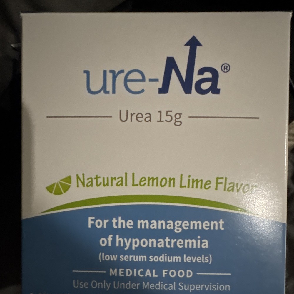 ure-Na Urea 15g Powder Medical Food, Natural Lemon Lime Flavor, Hyponatremia