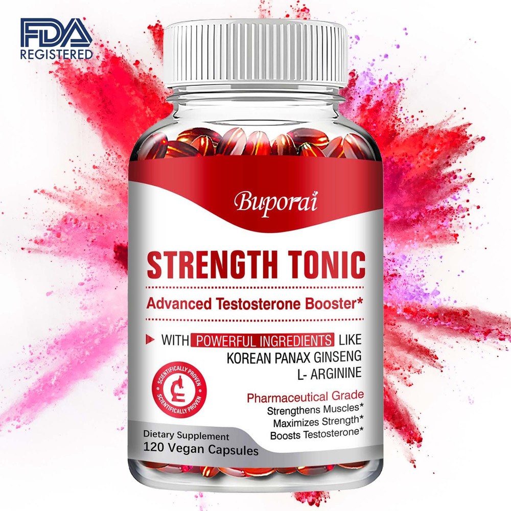 Strength Tonic 120pcs – Improve Athletic Performance, Strength, and Endurance