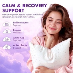 Glycine Supplement 1000 mg per Serving (2 Capsules) 120 Vegan Capsules