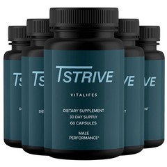 (5 Pack) Tstrive Advanced Male Support Performance Supplement 300 Capsules