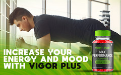 (2 Pack) Vigor Plus Gummies VigorPlus Maximum Performance (120 Gummies)