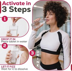 Hydrogen Water Tablets with Magnesium – 12 PPM Molecular Hydrogen Tablets for Dr