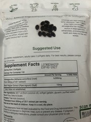 Micro Ingredients Ashwagandha Made with MCT Oil 300 Softgels Sealed Exp 02/2027