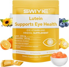 Lutein 60 Gummies C Eye Vitamin and Mineral Supplement with 20mg Lutein