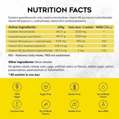 CreGAAtine Micronized Creatine Monohydrate + GAA | Increase Strength No Water.