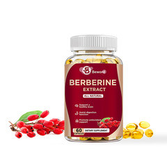 Premium Berberine HCL 1200mg for Cardiovascular & Overall Wellness Support