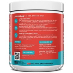 Electrolyte Powder & BCAA Amino Acids for Hydration & Post-Workout Recovery, Veg