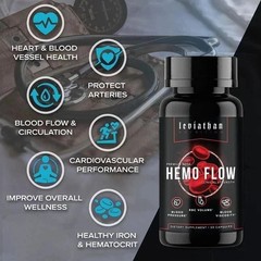 Leviathan Nutrition Hemo Flow Supplement with Nattokinase for Nitric Oxide