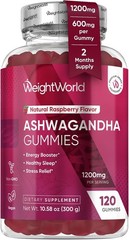 WeightWorld Ashwagandha Gummies 120 Count – Stress & Mood Support