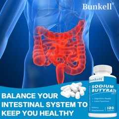 Sodium Butyrate Capsules – Supports Digestive,Liver And Gut Function Health