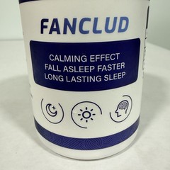 Fanclud Calming Supplement – Fall Asleep Faster, Magnesium Glycinate, Exp 6/2026