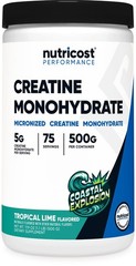 Nutricost Creatine Monohydrate Powder (Coastal Explosion, 500 Gram) – Micronized