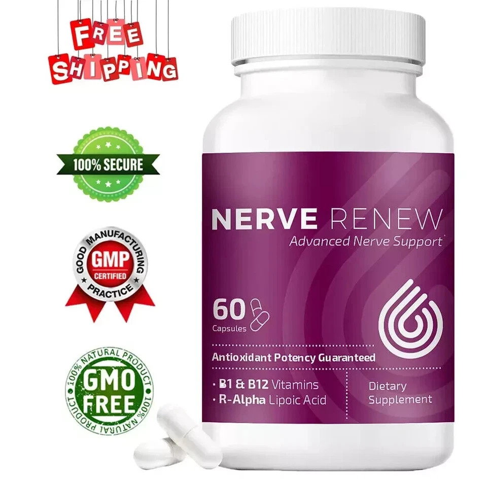 3PCS Enhanced Nerve Support – Maintain Optimal Nerve Health – 60 Capsules