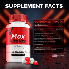 (3 Pack) Max Vitalize for Men Capsules – MaxVitalize Advanced Formula Pills