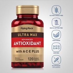 Antioxidant Supplements | 120 Caplets | With Vitamin A, C, E | by Piping Rock