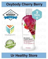 Oxybody Cherry Berry – 32 fl oz (3 PACK) Youngevity **LOYALTY REWARDS**