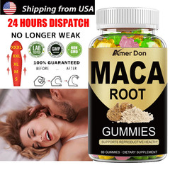 Maca Root Gummies 200mg, Peruvian Maca Extract for Men & Women 60 Gummies