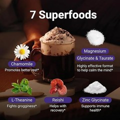 MoonBrew Hot Cocoa Sleep Supplement Relaxation Drink Mix 6.7 oz