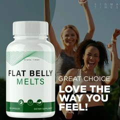 Flat Belly Melts Supplement- Advanced Formula Support Pills – FS!, Pack of 1