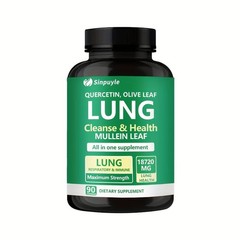 Sinpuyle Lung Cleanse & Respiratory Support Supplement-1 Bottle 90 Capsules