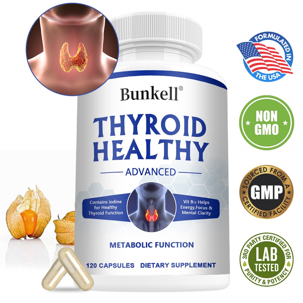 Thyroid Health Capsules Supports Thyroid Health Overall Health 120 Pills US