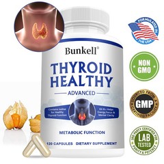 Thyroid Health Capsules Supports Thyroid Health Overall Health 120 Pills US