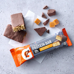 Whey Protein Bars, Chocolate Caramel, 2.8 Oz Bars (Pack of 12, 20G of Protein pe