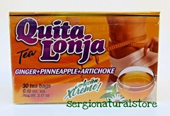 2 Boxes Te Quita Lonja Tea Jegibre + Piña 60 Bags Accion Xtreme! 100% Efectivo