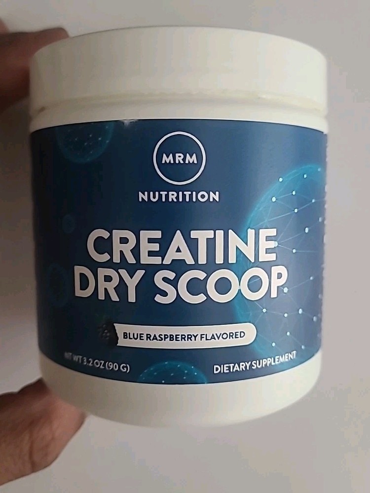 MRM Nutrition Creatine Dry Scoop, Blue Raspberry, 3.2 oz Fast Recovery New