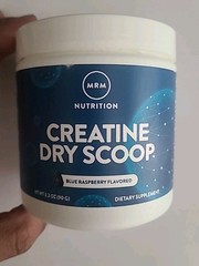 MRM Nutrition Creatine Dry Scoop, Blue Raspberry, 3.2 oz Fast Recovery New