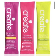 Create Creatine + Electrolytes Drink Mix Variety Pack 360 Sticks
