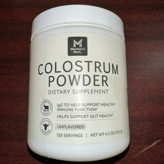 Member’s Mark Colostrum Powder Unflavored 4.3 Oz EXP 09/2027