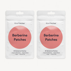 Kind Patches Berberine Vegan Supplement 30 Metabolism Support 2 Packs