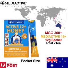 Immune Booster/Energy-Mediactive 12+ Honey 252g (12g x 21sachets) MGO 300+