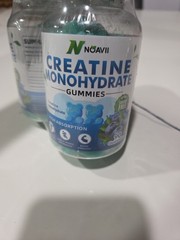 2 Creatine Monohydrate Gummies 5000Mg for Men & Women, 90ct Blueberry (Noavii)