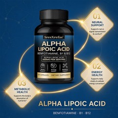 600mg Amino acid Complex 30~120 Caps with B1 & B12 for Brain,Metabolic Wellness