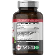 Horbaach Nitric Oxide Max Beet Root Capsules, 180ct, Vegetarian