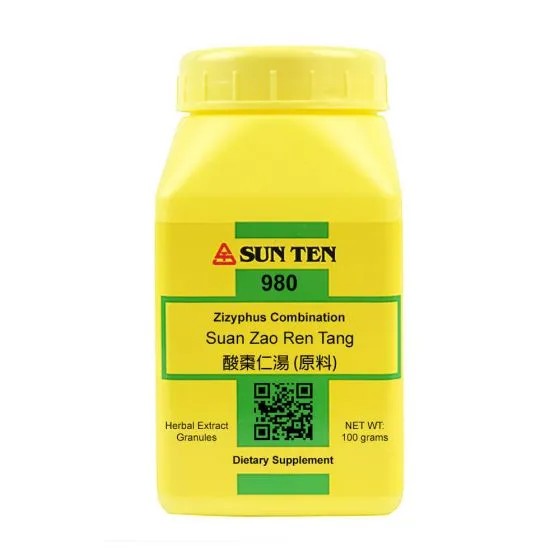 Sun Ten – Zizyphus Combination, 100gm Granule / Suan Zao Ren Tang / 酸棗仁湯 980