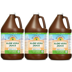 Lily of the Desert Aloe Vera Juice – Inner Fillet 128 fl. oz Each (Pack of 3)